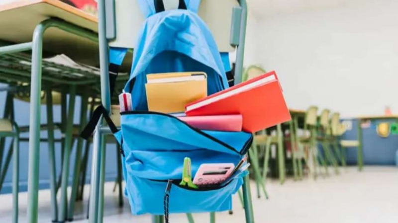 El peso de la mochila para el regreso a clases
